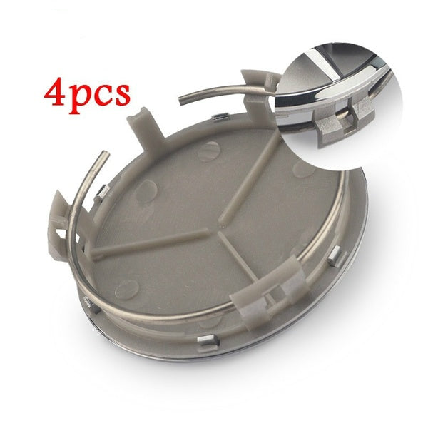Accessoires de voiture 4PCS 75MM Roue de voiture Jante centrale 75MM Enjoliveur de moyeu Emblème de couvercle de moyeu pour étoile à trois branches C CLA CLS E G M R S ML SLK W211 W203 W203 W204 C200 W163