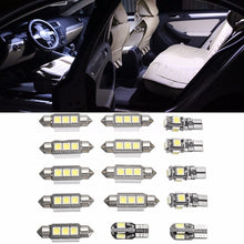 Load image into Gallery viewer, 15pcs Kit d&#39;ampoule LED d&#39;intérieur de voiture pour Mercedes pour Benz C Classe W 203 2000-2007