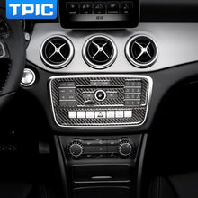 Load image into Gallery viewer, Carbon Fiber CD Air Conditioning Control Panel Car Stickers Cover for Mercedes W169 W245 W117 W156 A Class B Class CLA GLA
