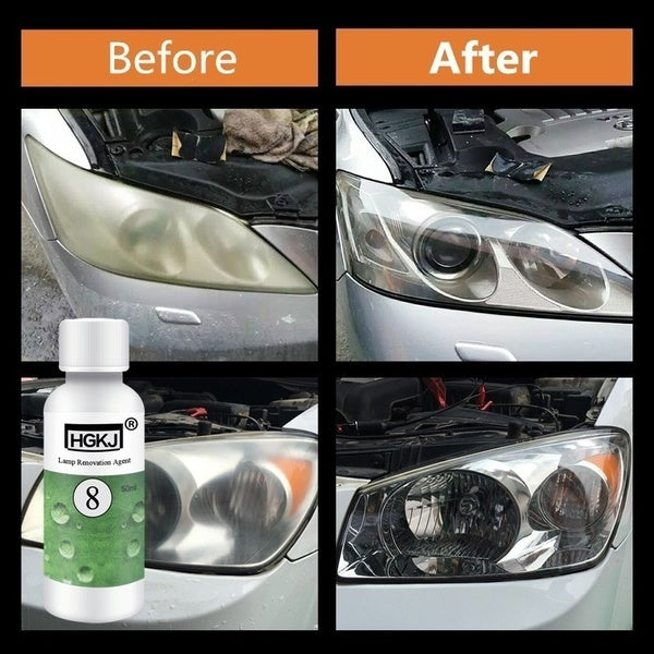 2019 New HGKJ-8 HGKJ-11 20ml/50ml Headlight Lens Restoration System Auto Lens Repair Car Lens Cleaner